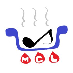 音楽(を)料理(する)研究所ロゴ